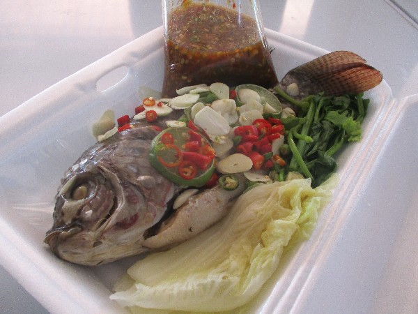 ปลานิลนึ่งมะนาว