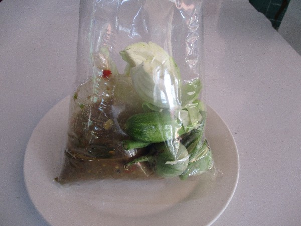 น้ำพริกปลาร้า+ผักสด